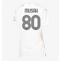 AC Milan Yunus Musah #80 Auswärtstrikot Frauen 2023-24 Kurzarm